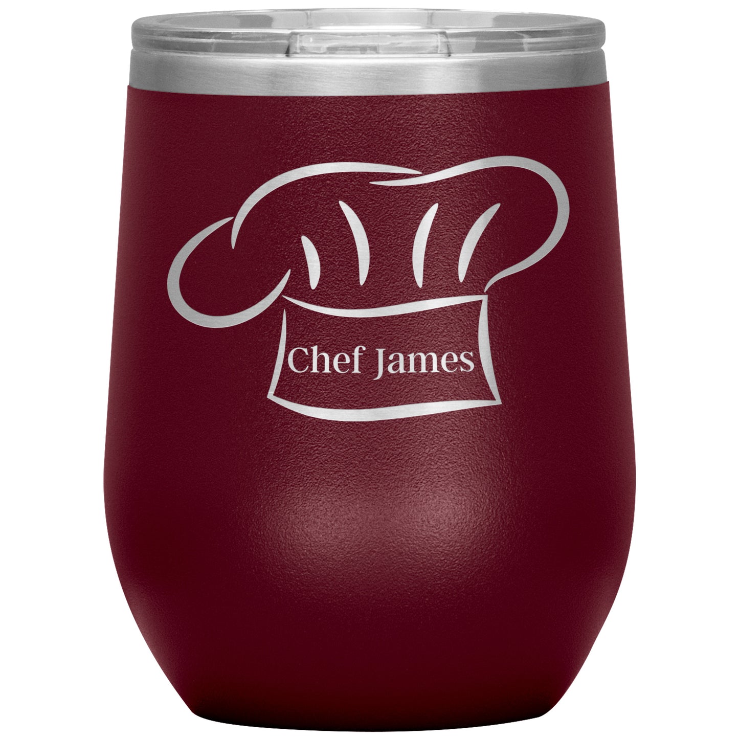 Custom Chef's Hat Wine Tumbler