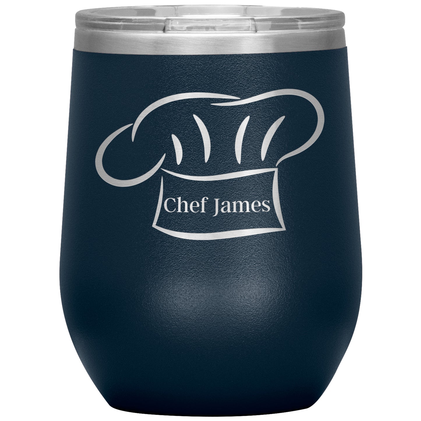 Custom Chef's Hat Wine Tumbler