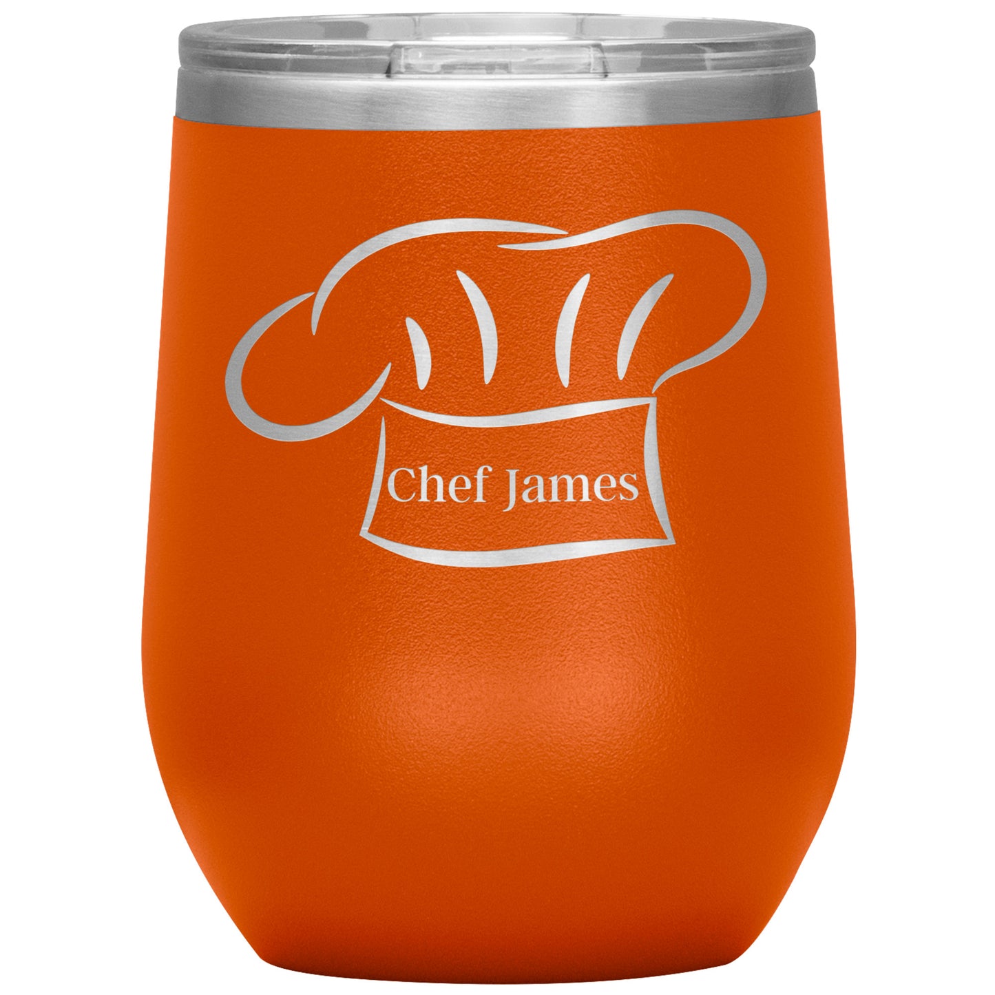 Custom Chef's Hat Wine Tumbler