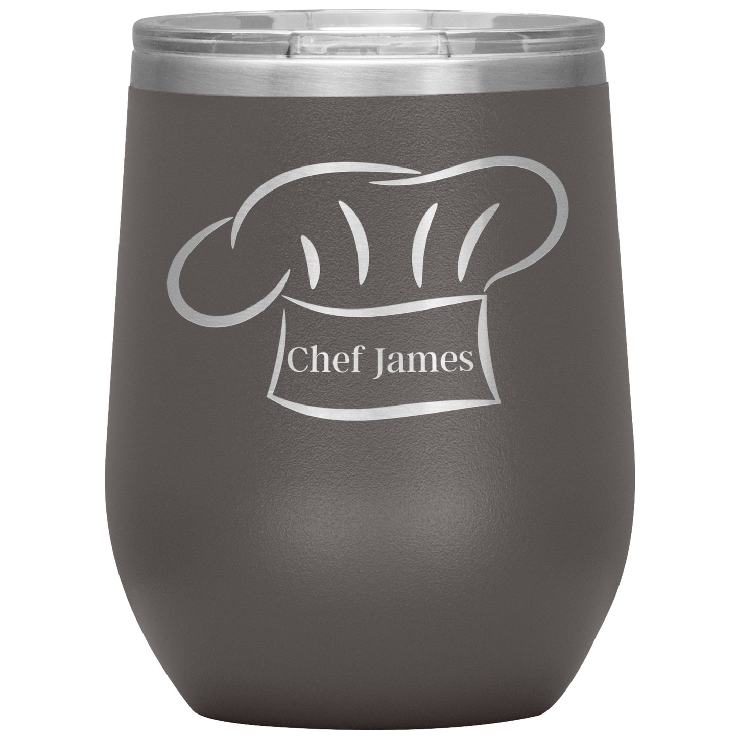 Custom Chef's Hat Wine Tumbler