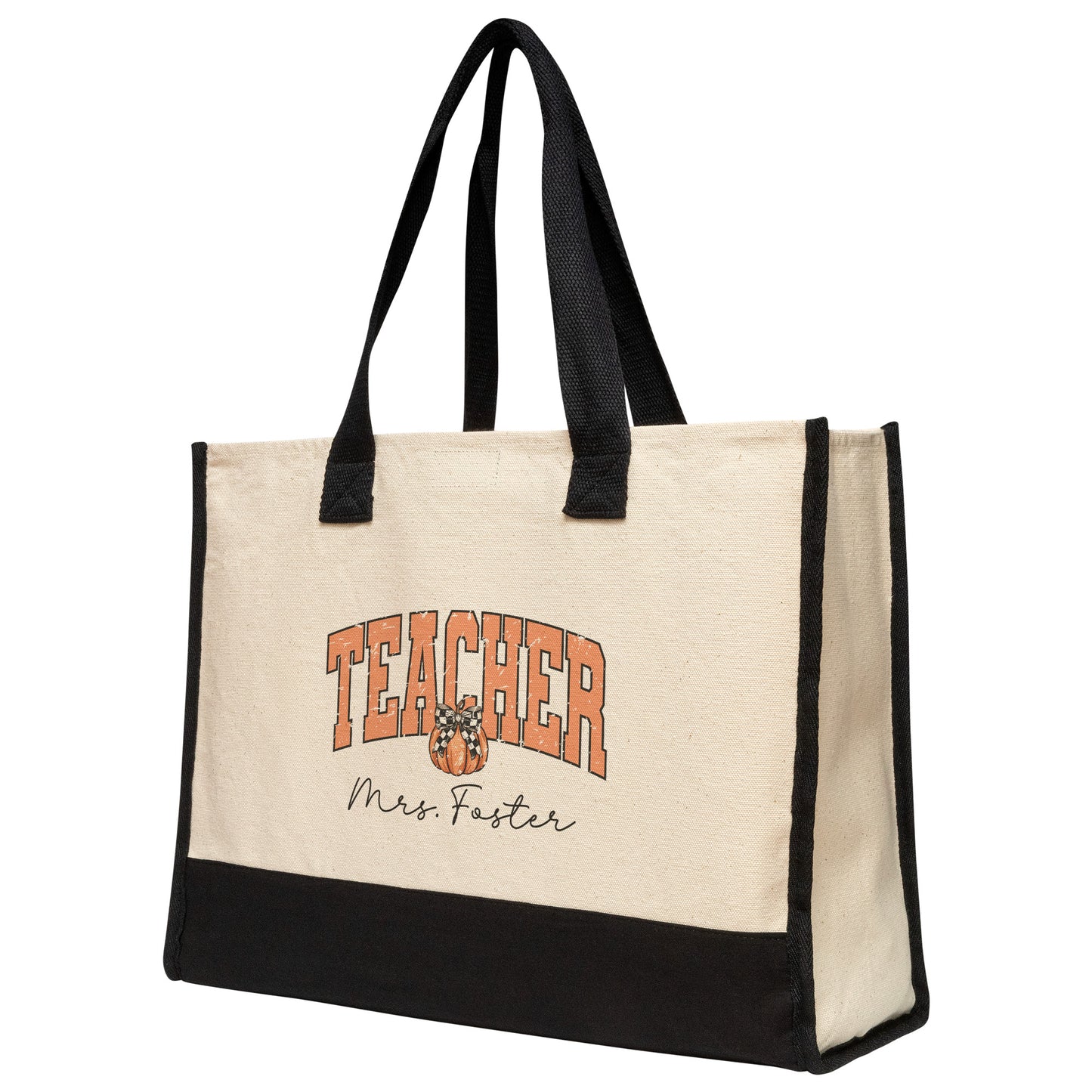 Custom Halloween Teacher Tote