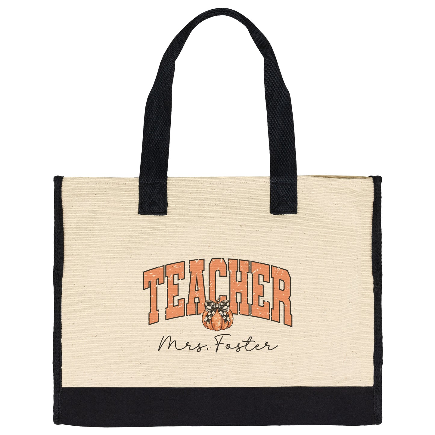 Custom Halloween Teacher Tote