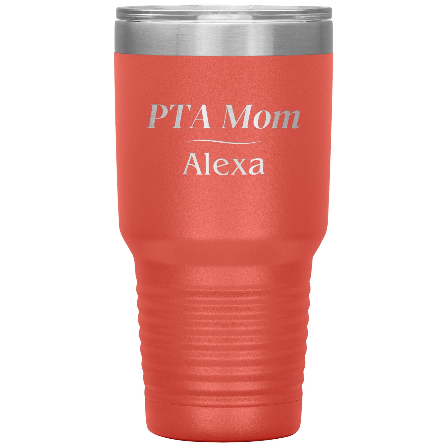 Custom PTA Mom 30oz Travel Tumbler
