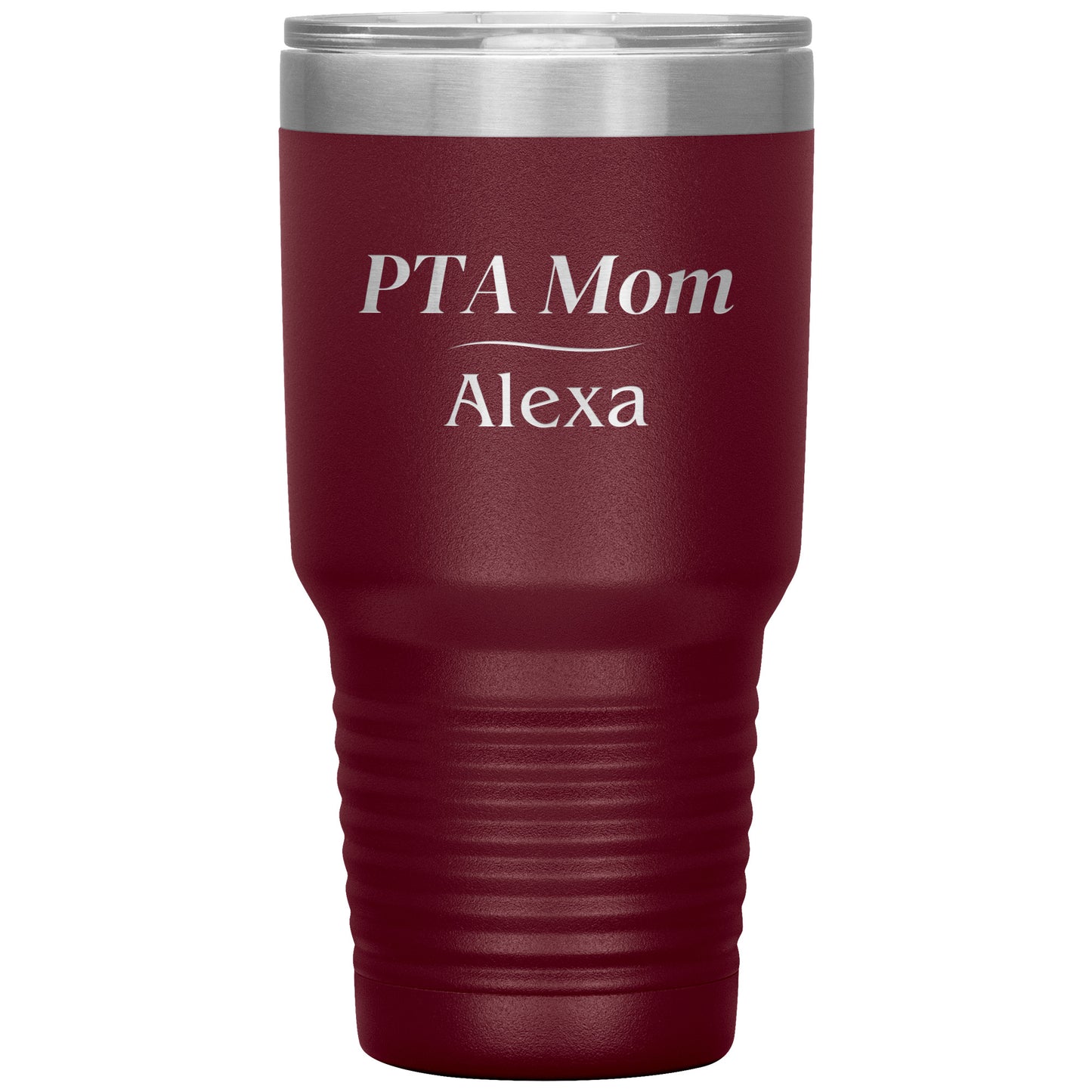 Custom PTA Mom 30oz Travel Tumbler
