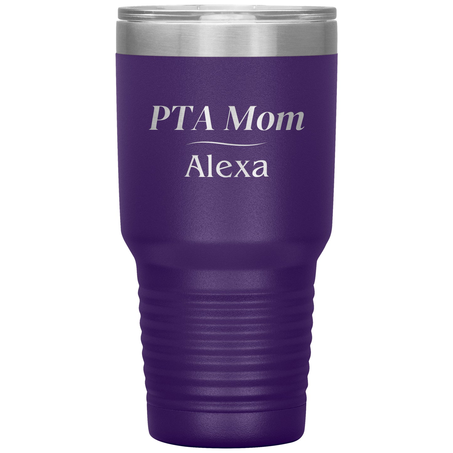 Custom PTA Mom 30oz Travel Tumbler