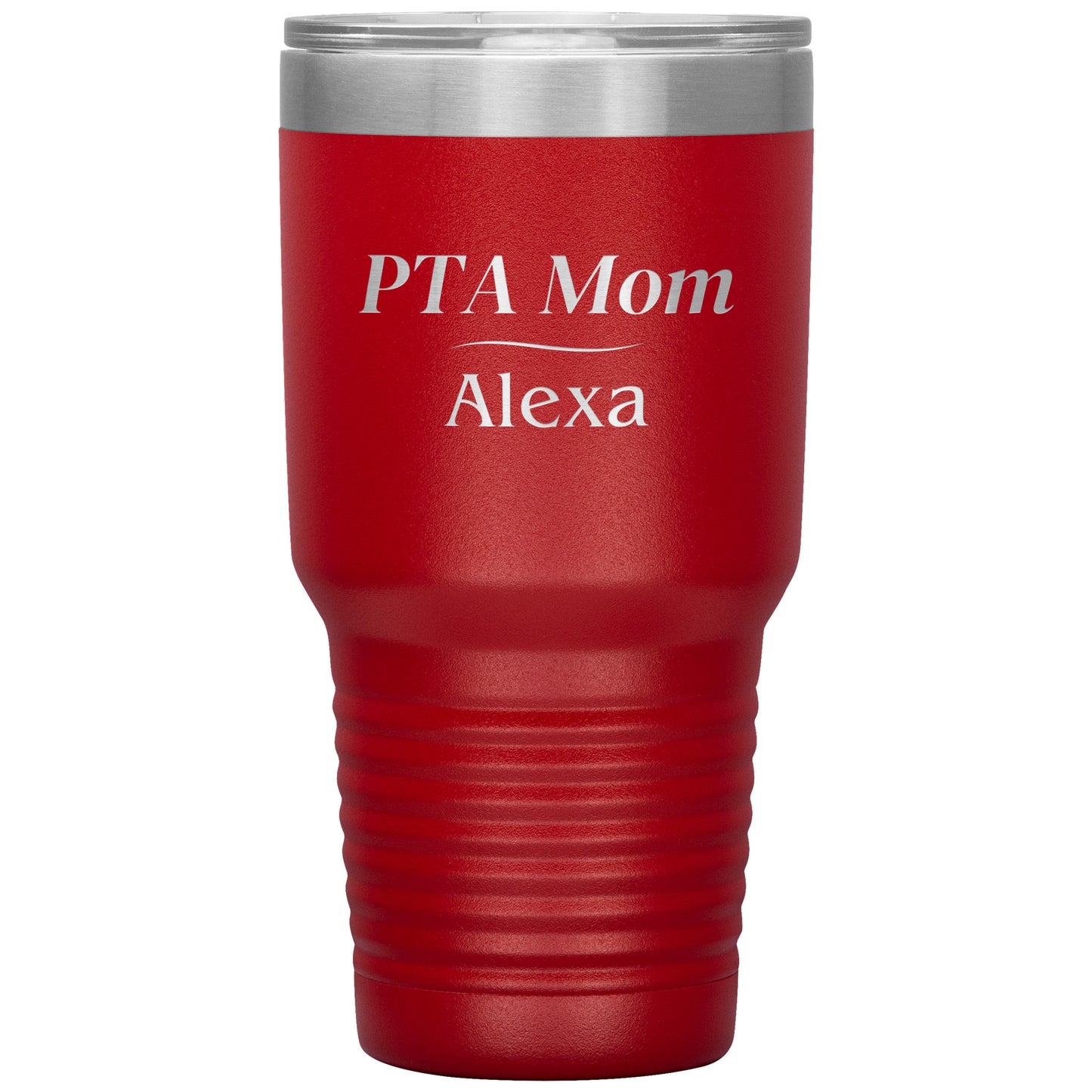 Custom PTA Mom 30oz Travel Tumbler