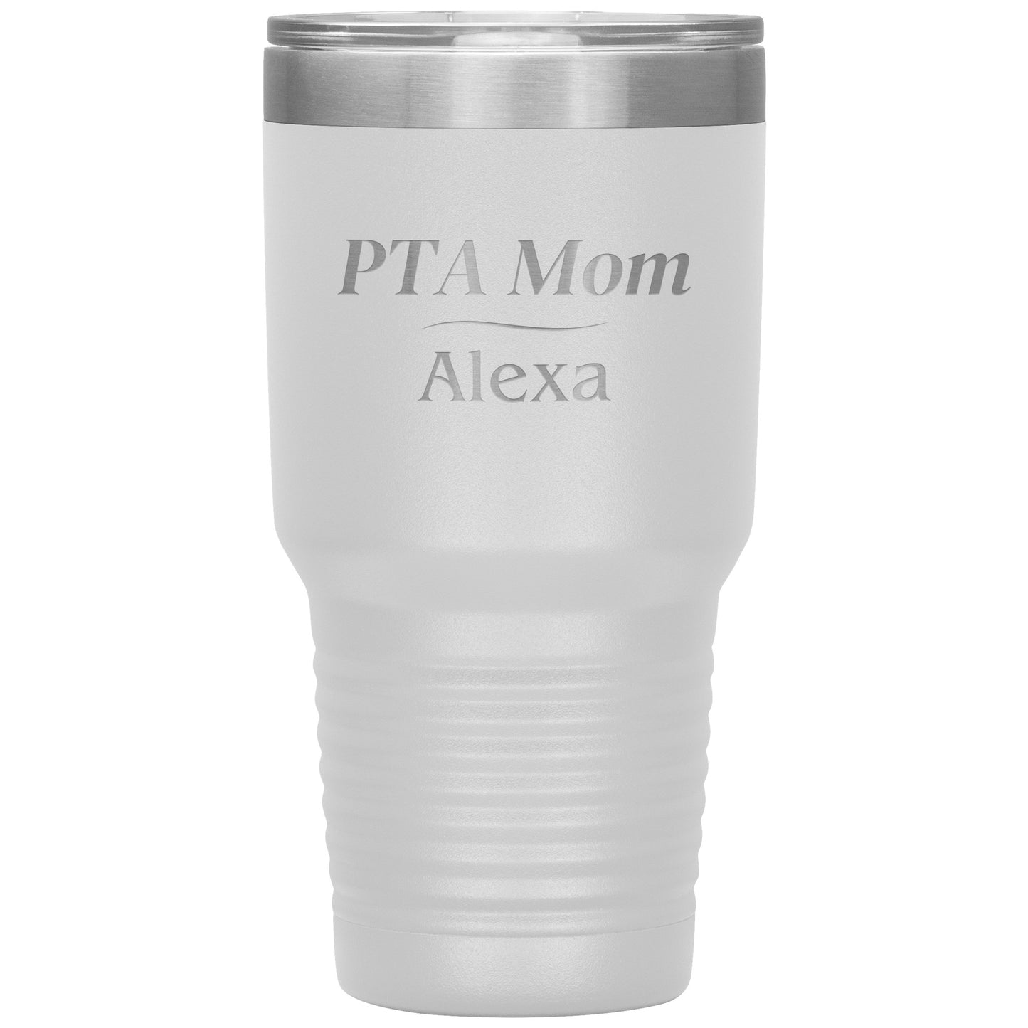 Custom PTA Mom 30oz Travel Tumbler
