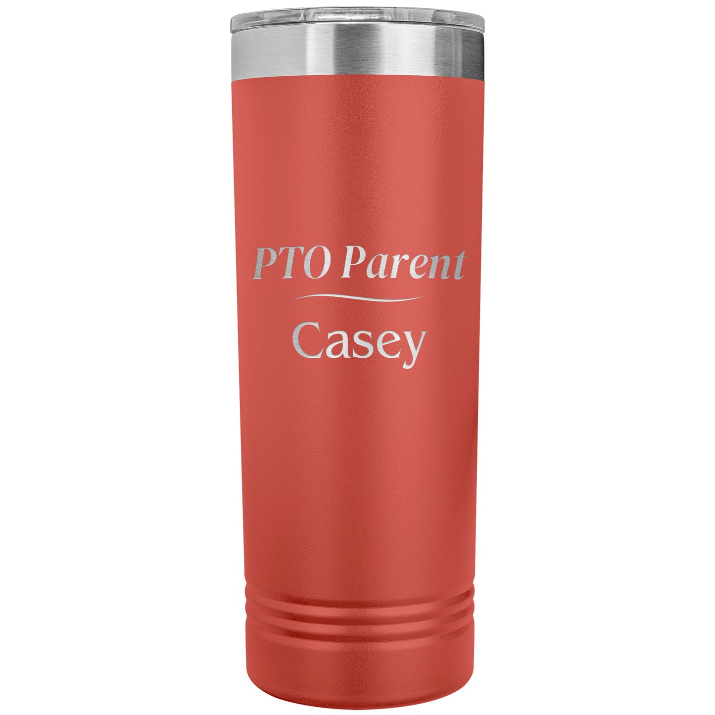 Custom PTO Parent Skinny Travel Tumbler
