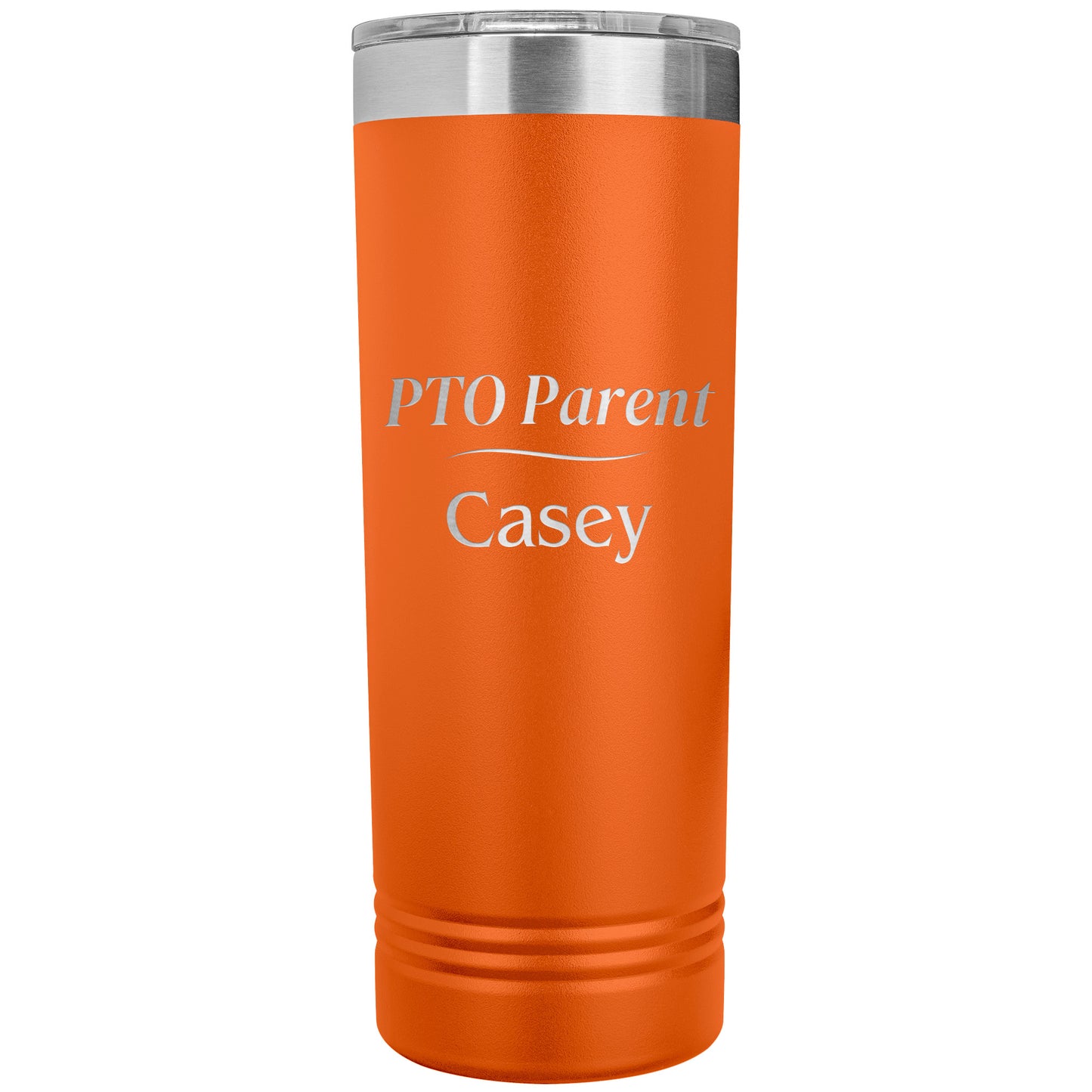 Custom PTO Parent Skinny Travel Tumbler