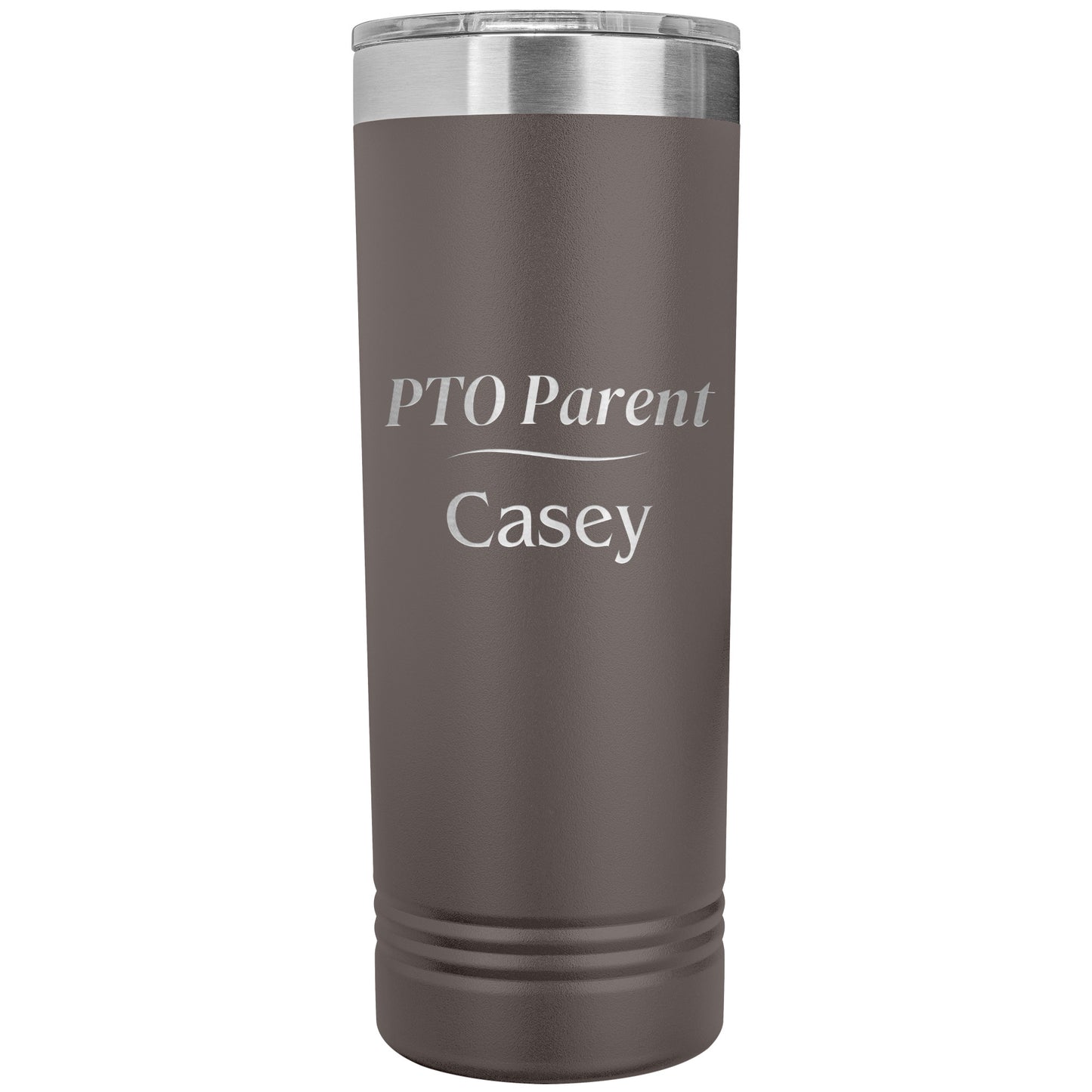 Custom PTO Parent Skinny Travel Tumbler