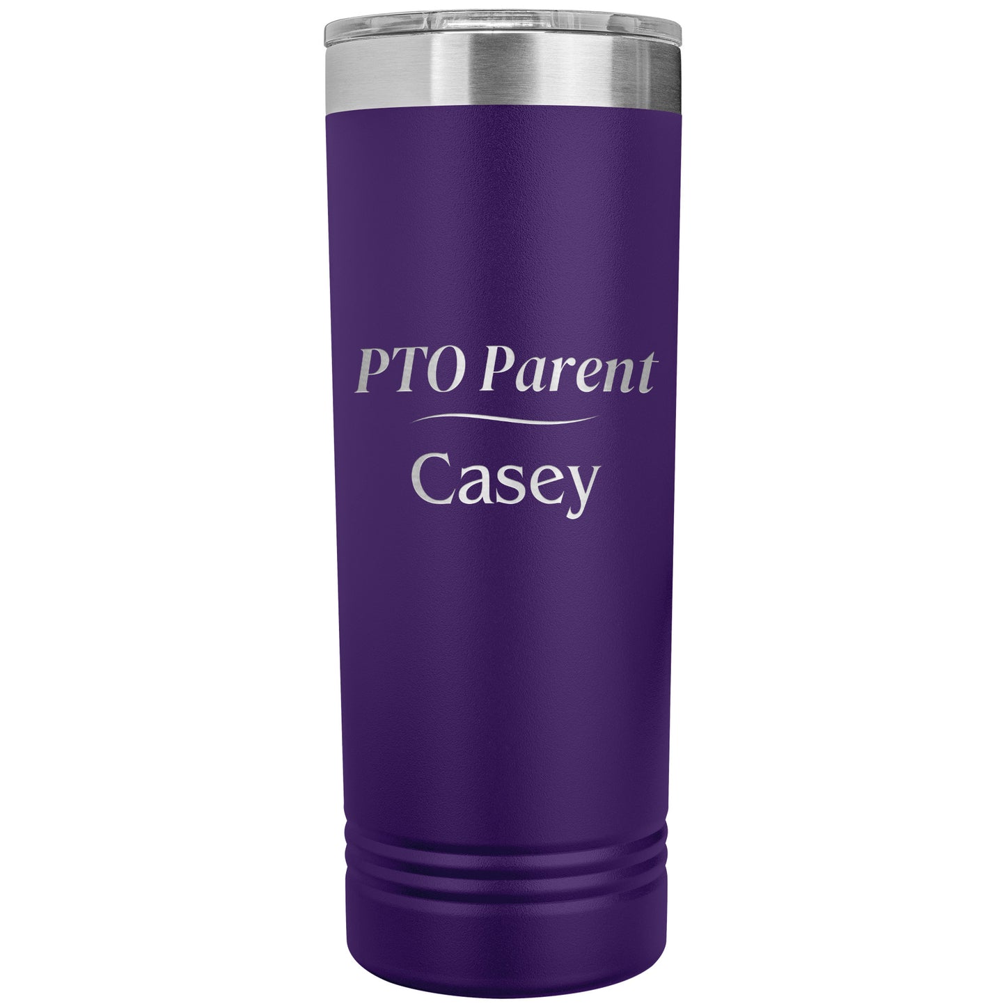 Custom PTO Parent Skinny Travel Tumbler