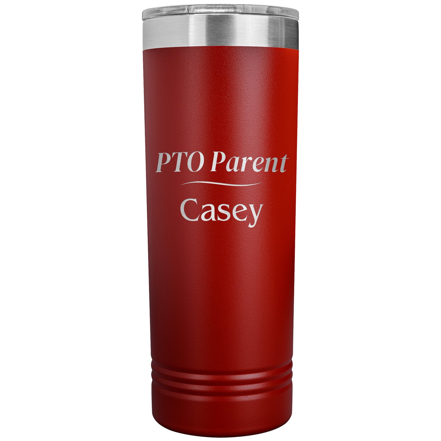 Custom PTO Parent Skinny Travel Tumbler