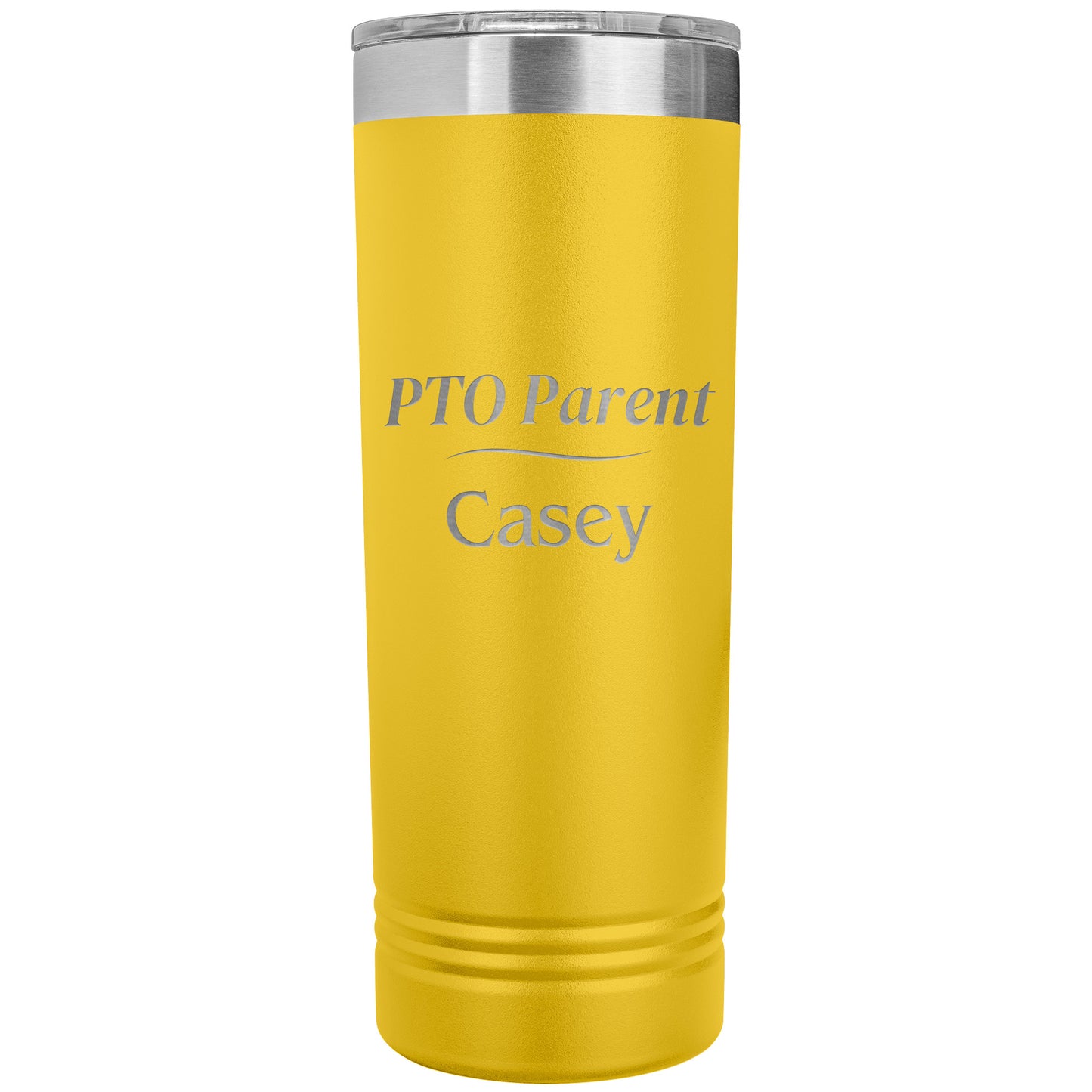 Custom PTO Parent Skinny Travel Tumbler