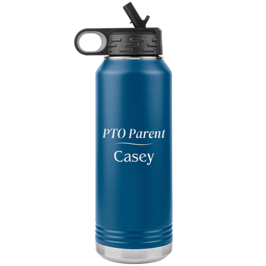 Custom PTO Parent Water Bottle Tumbler