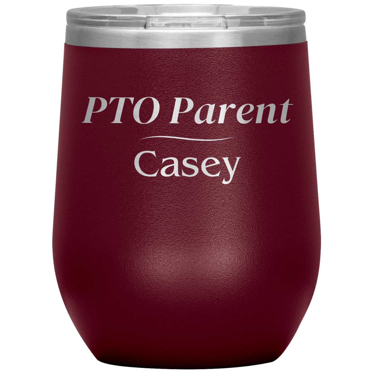 Custom PTO Parent Wine Tumbler
