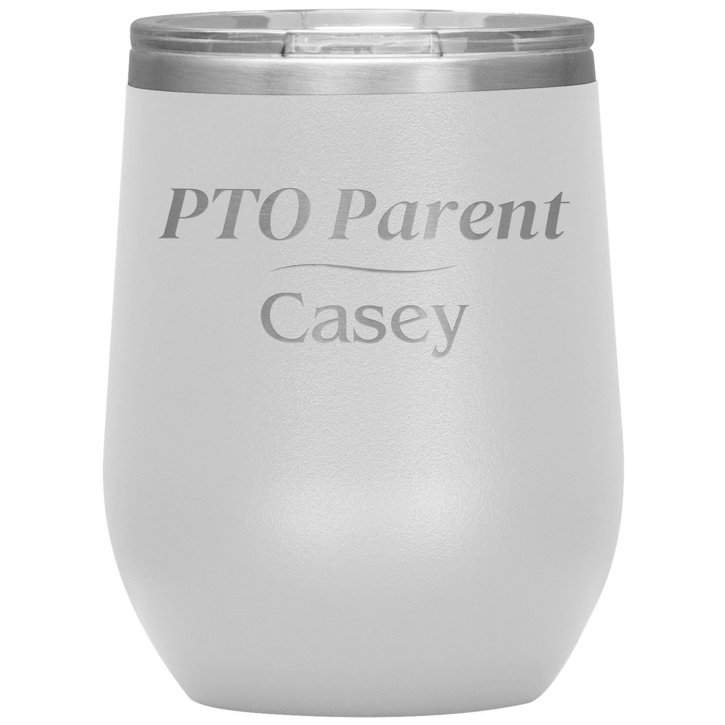 Custom PTO Parent Wine Tumbler