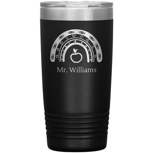 Custom Teacher Supplies Travel Tumbler