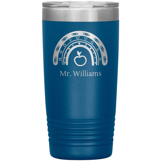 Custom Teacher Supplies Travel Tumbler