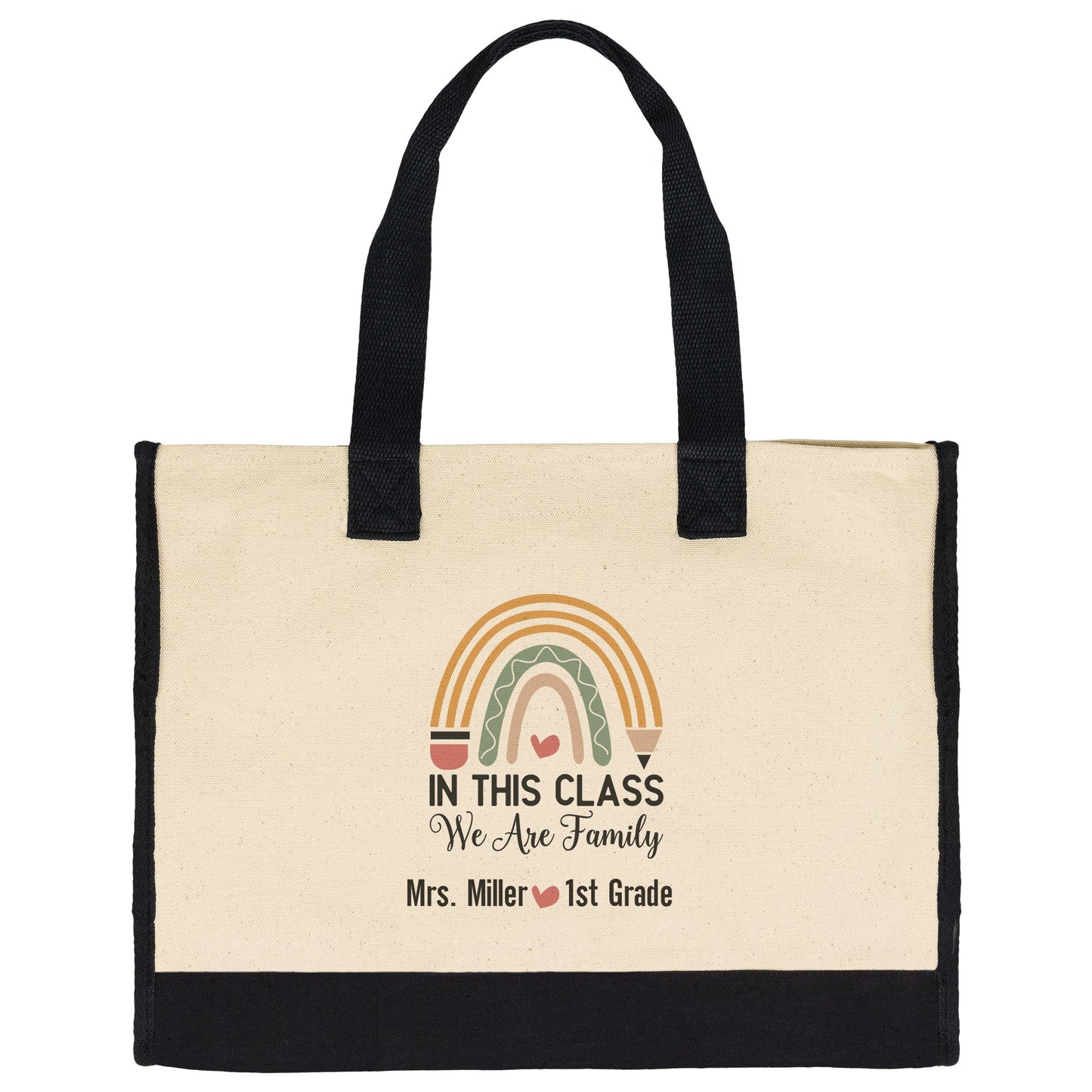 Custom We Are Family Tote