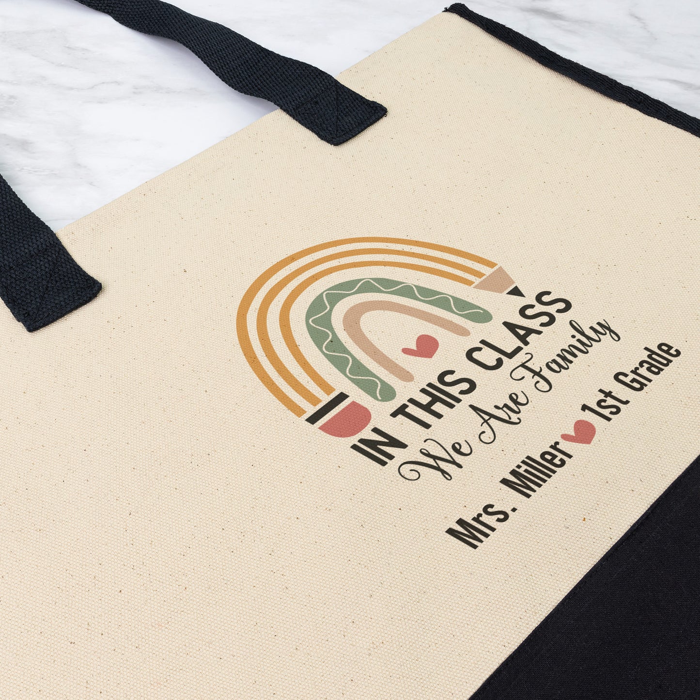 Custom We Are Family Tote