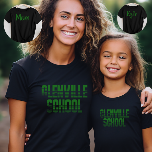 Custom Unisex School Name T-Shirt