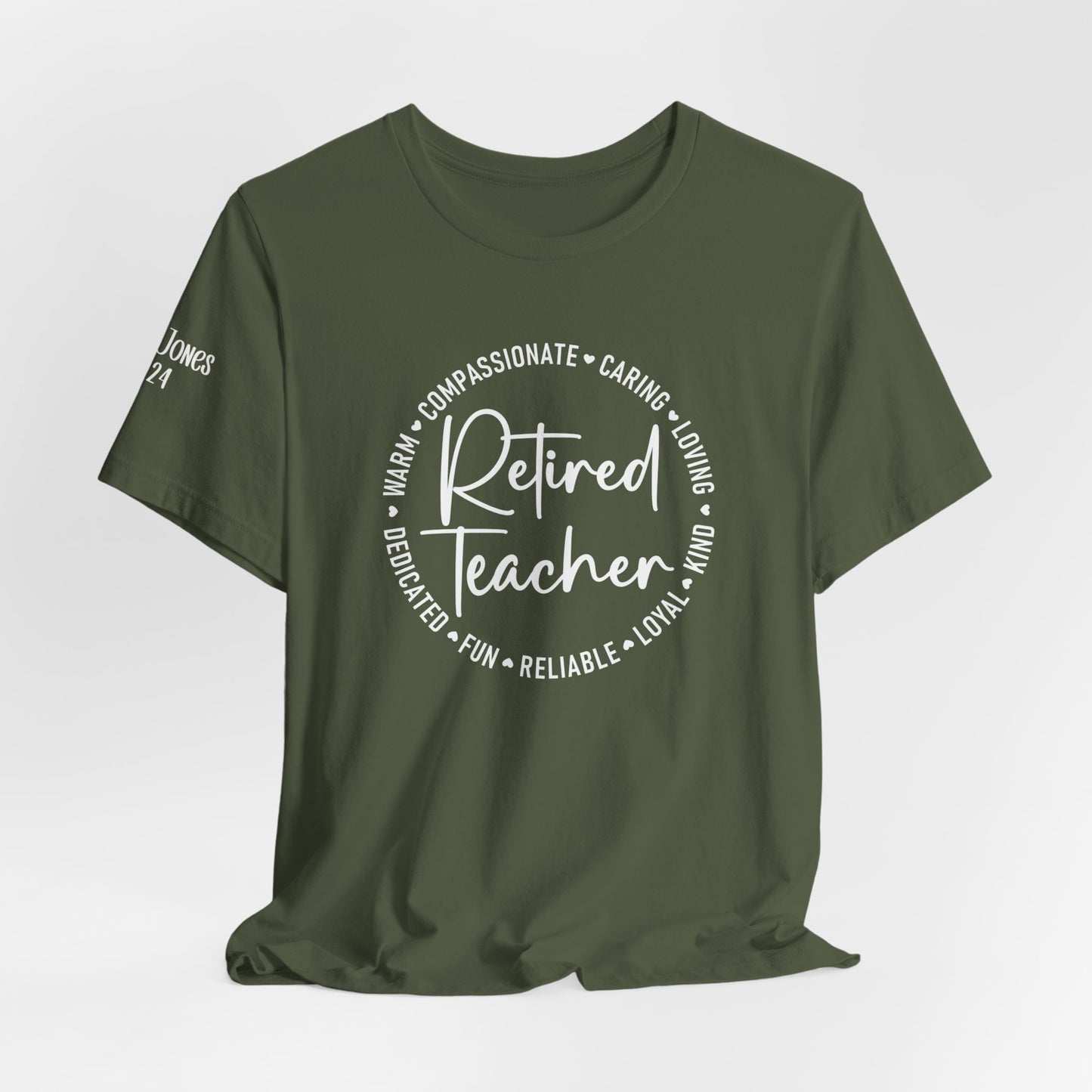 Custom Retired Teacher Unisex T-Shirt