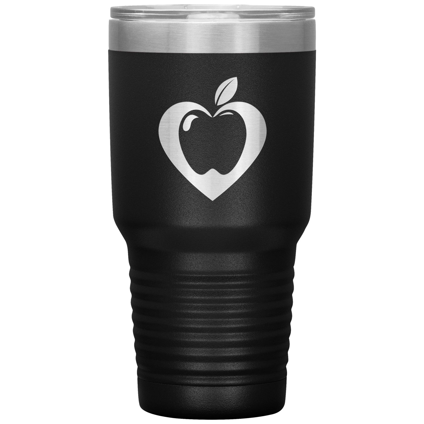 Heart Apple 30oz Travel Tumbler