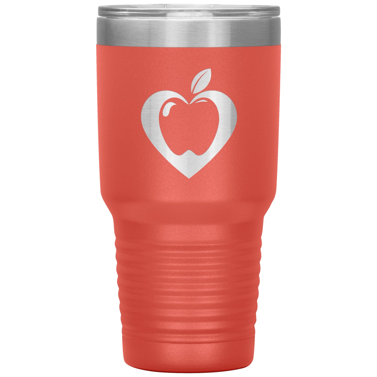Heart Apple 30oz Travel Tumbler