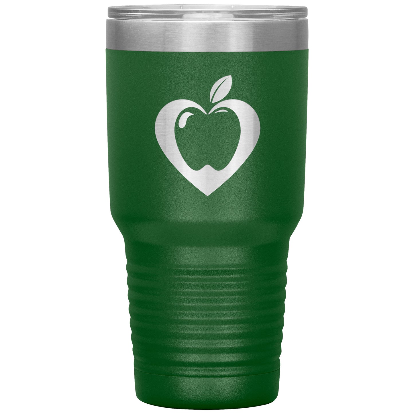 Heart Apple 30oz Travel Tumbler