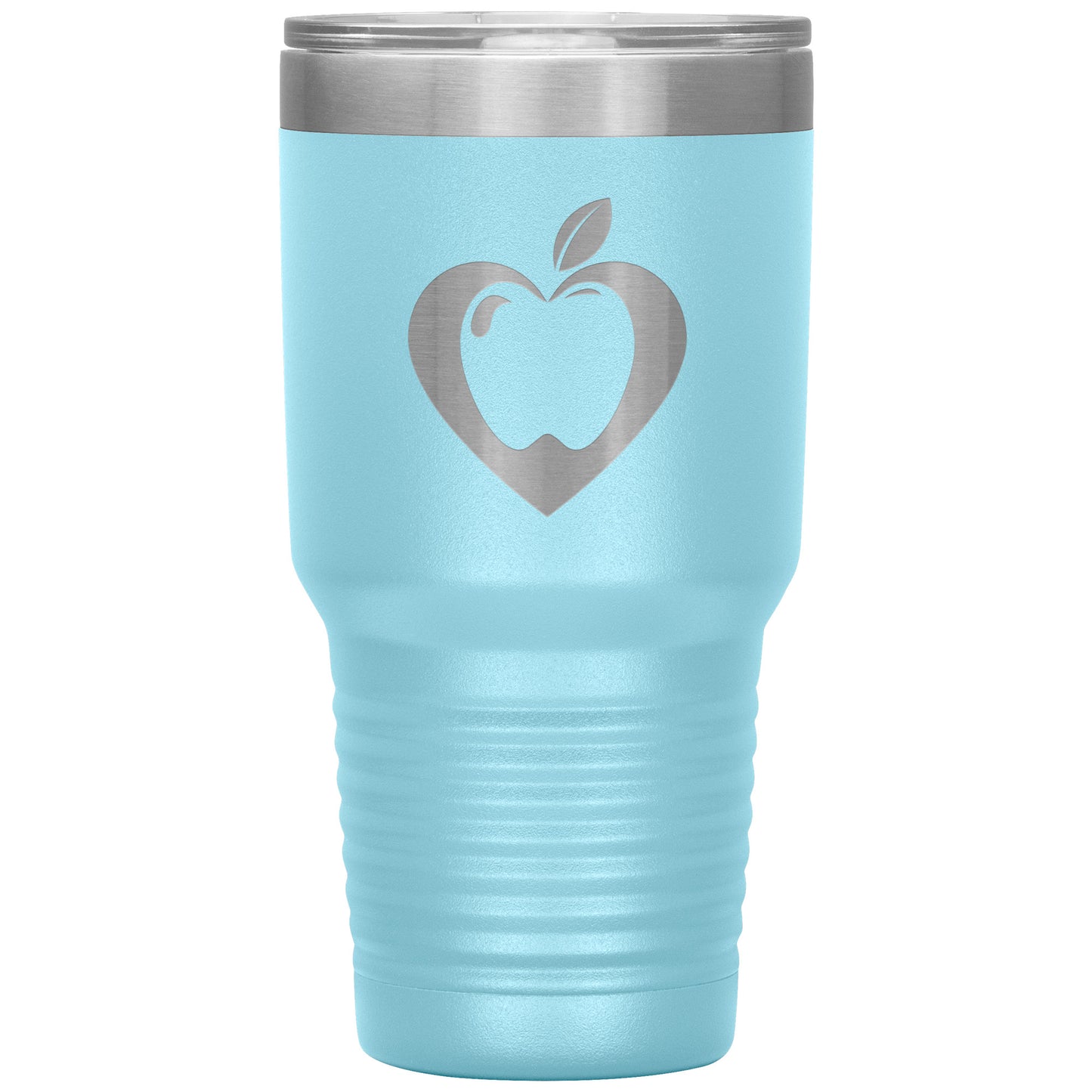 Heart Apple 30oz Travel Tumbler