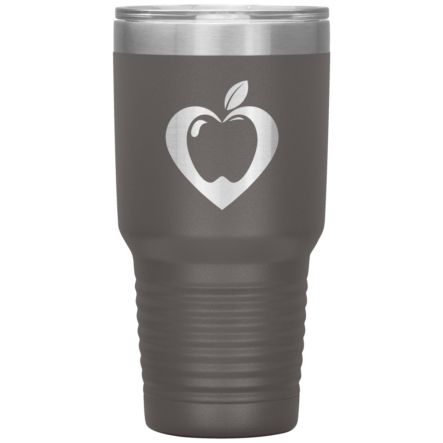 Heart Apple 30oz Travel Tumbler
