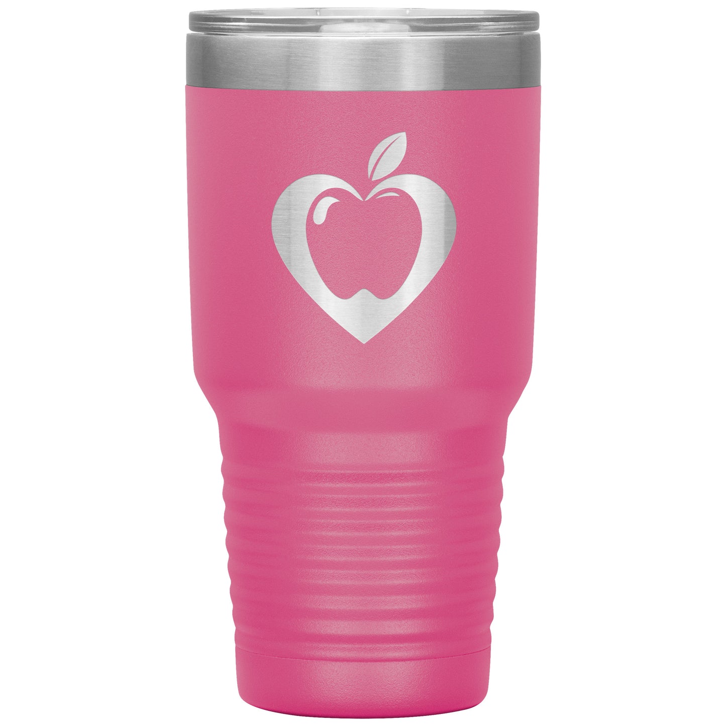 Heart Apple 30oz Travel Tumbler