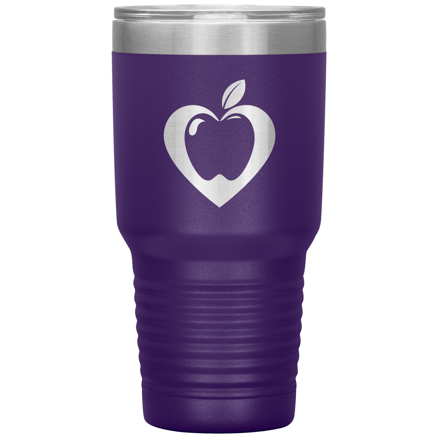 Heart Apple 30oz Travel Tumbler