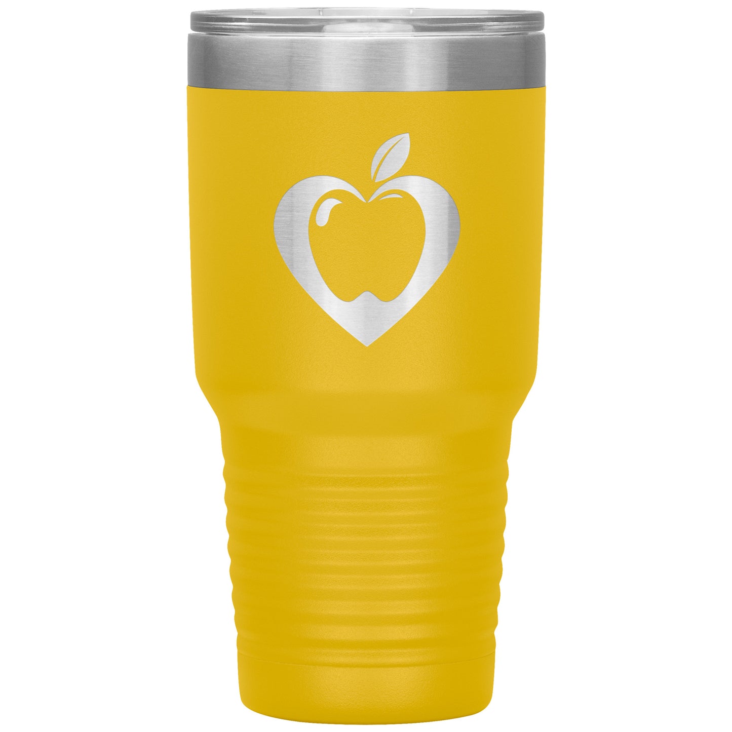 Heart Apple 30oz Travel Tumbler