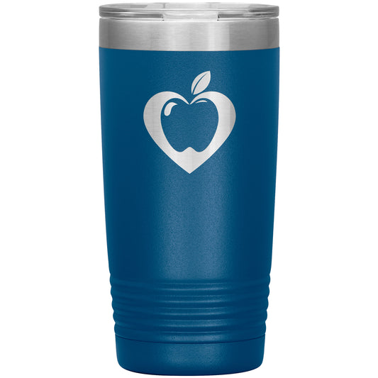 Heart Apple Travel Tumbler