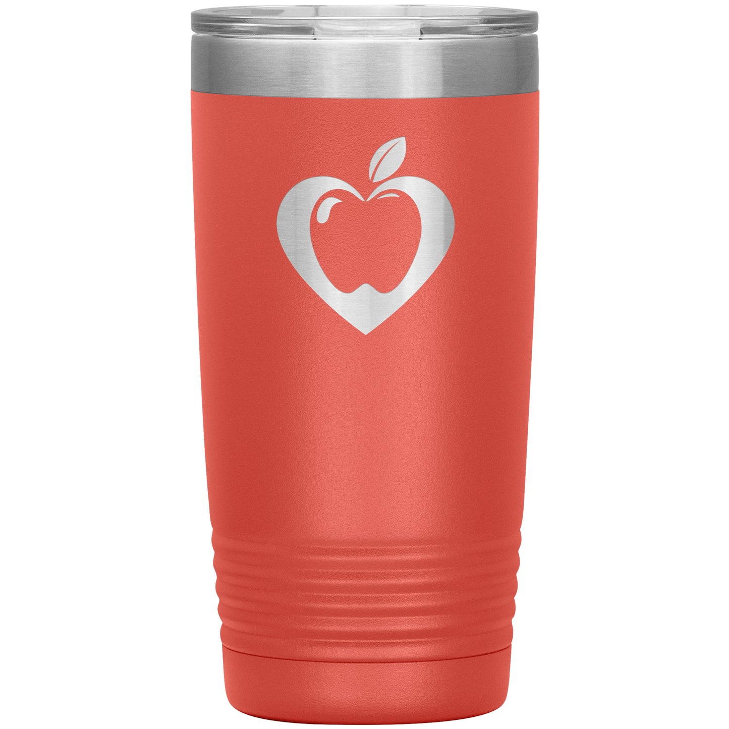 Heart Apple Travel Tumbler