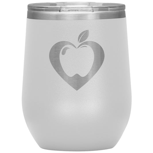 Heart Apple Wine Tumbler