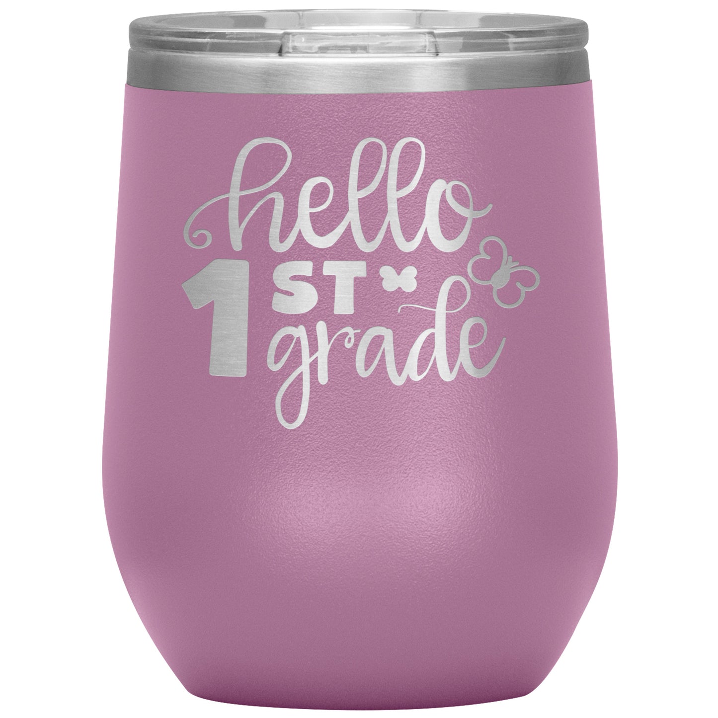Hello 1st Grade Wine Tumbler
