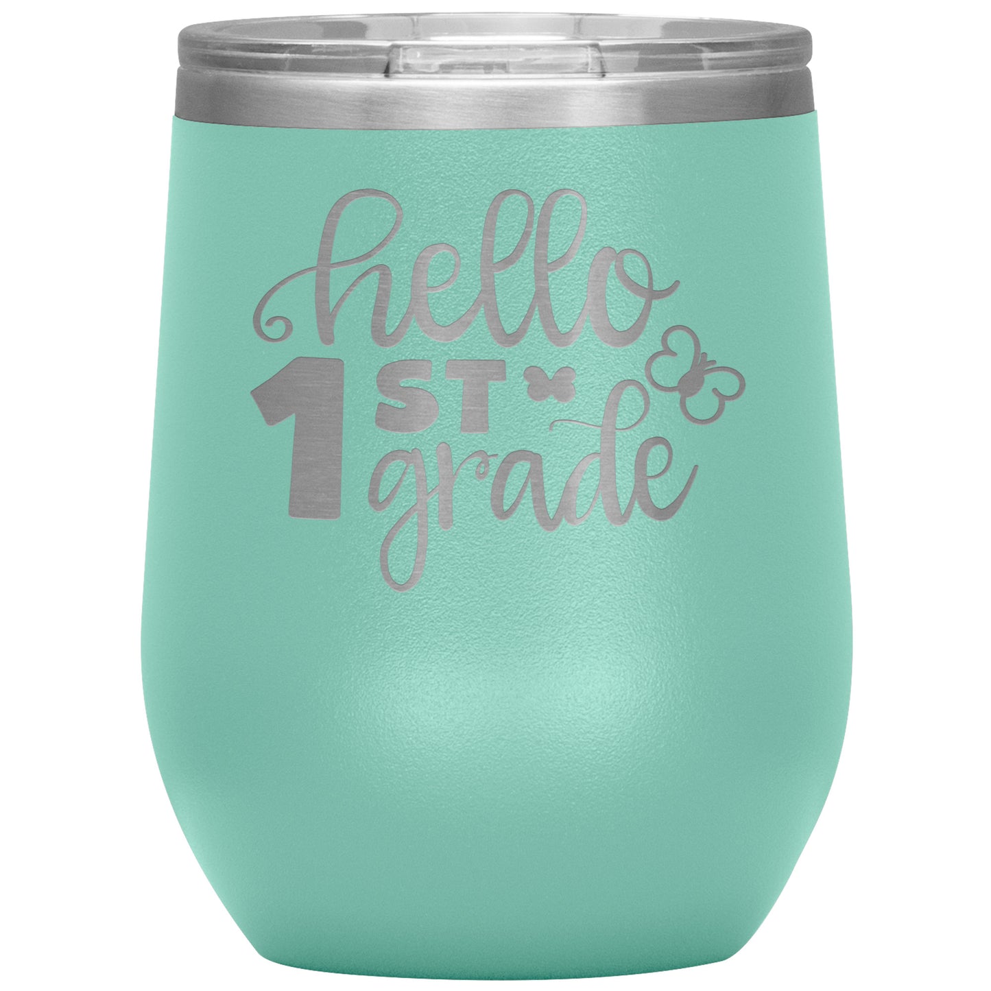 Hello 1st Grade Wine Tumbler