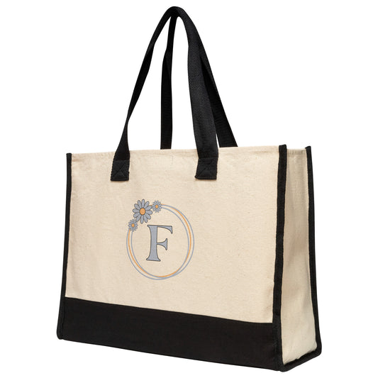 Initial Tote Bag
