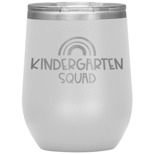 Kindergarten Squad Wine Tumbler