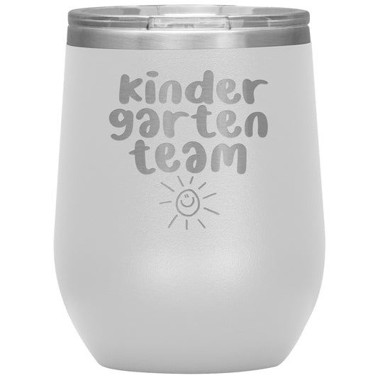 Kindergarten Team Wine Tumbler