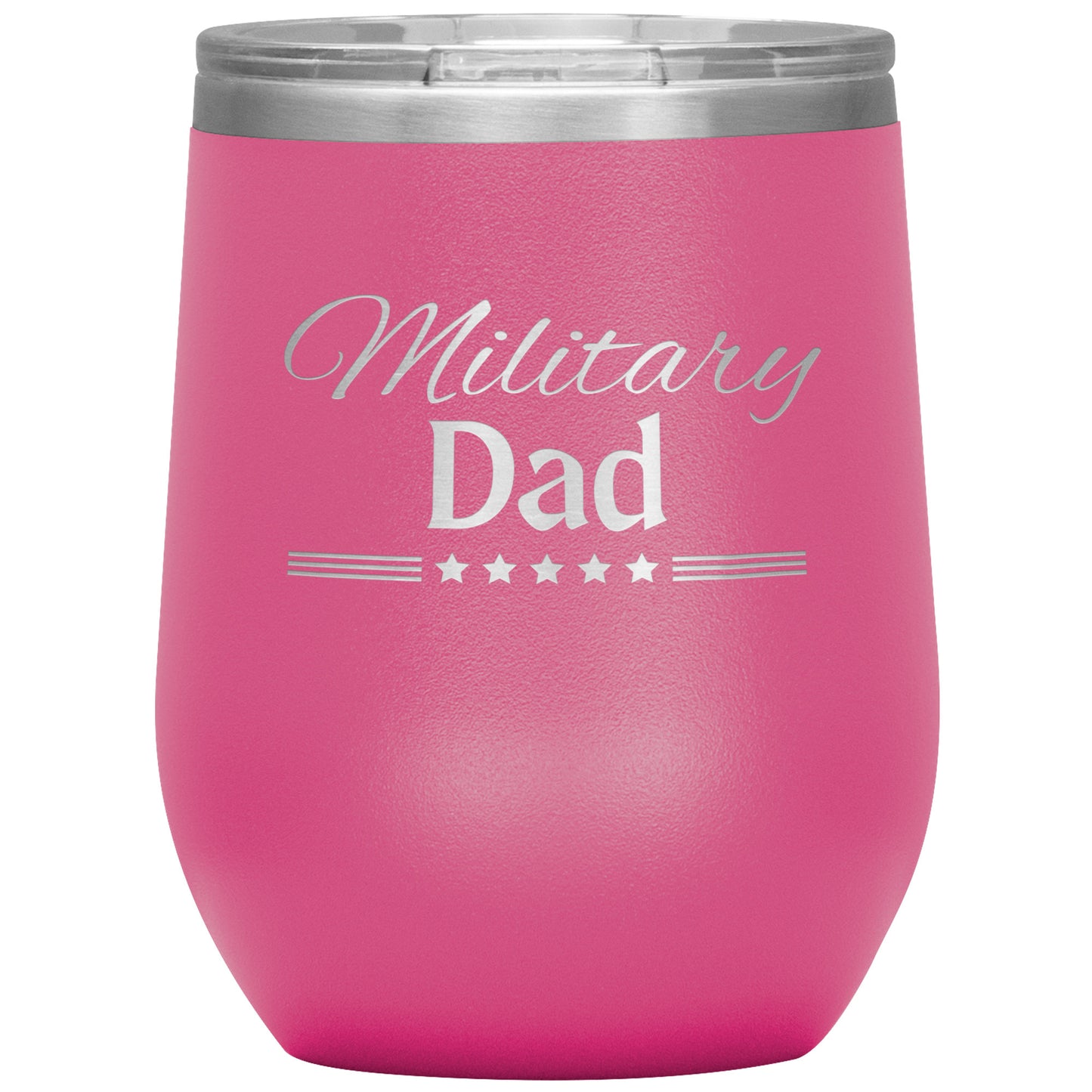 🇺🇸Military Dad Wine Tumbler🇺🇸