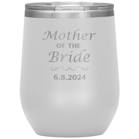 Mother of the Bride Wine Tumbler