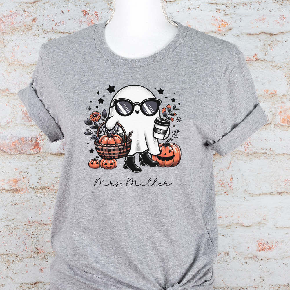 Custom Unisex Chic Ghost T-Shirt