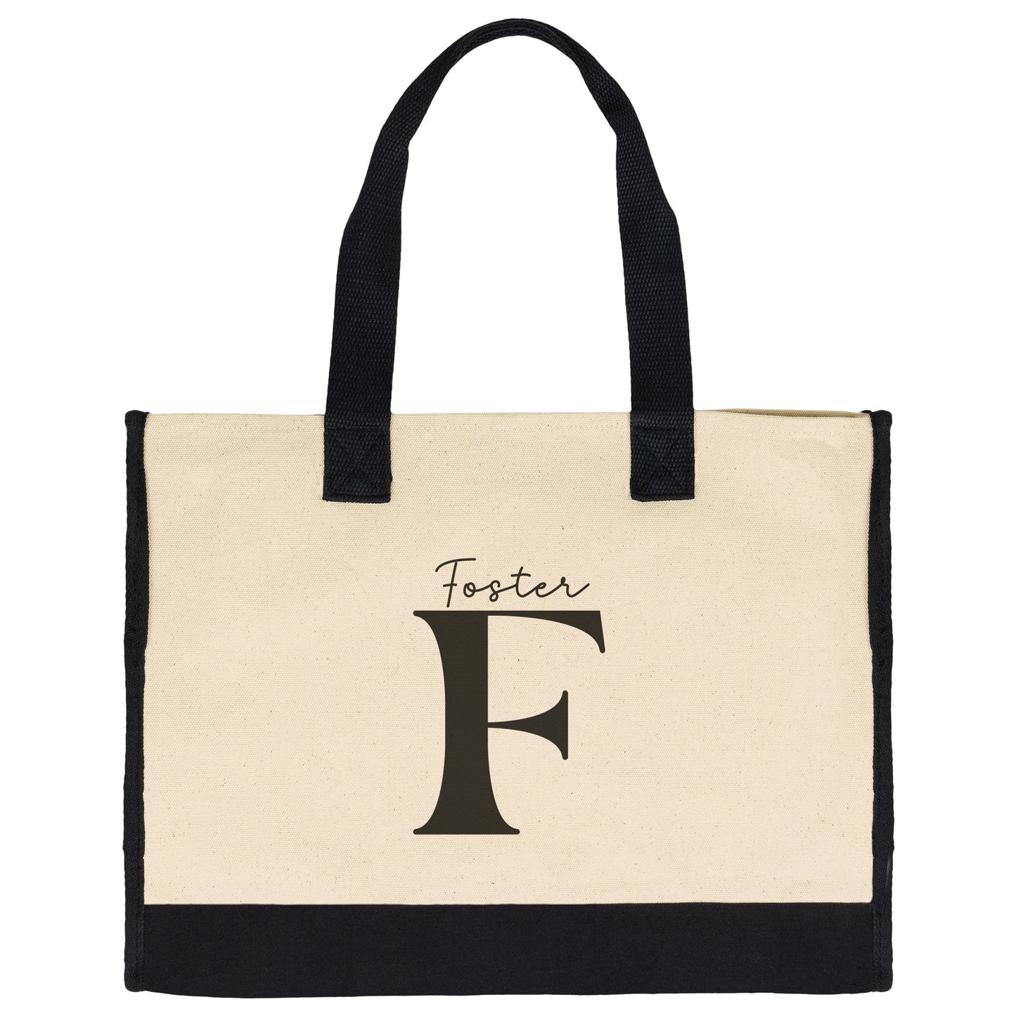 Name and Initial Tote bag