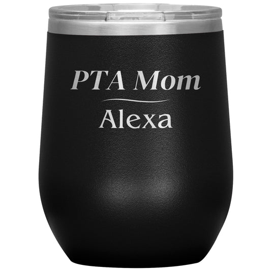 PTA Mom Wine Tumbler