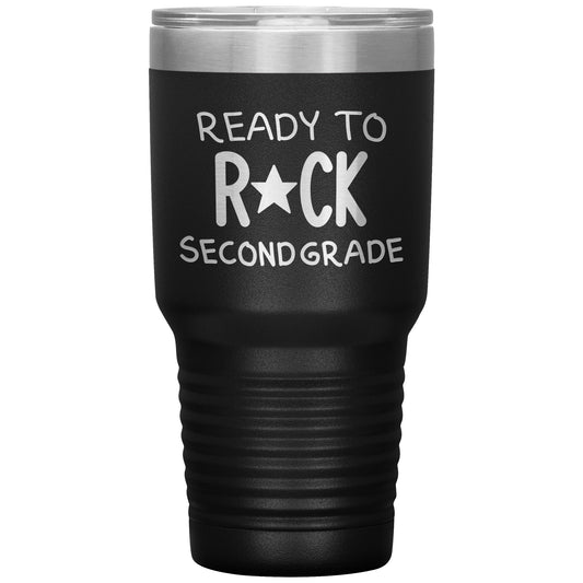 Ready To Rock Second Grade 30oz Travel Tumbler