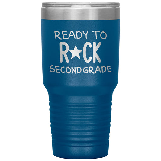 Ready To Rock Second Grade 30oz Travel Tumbler