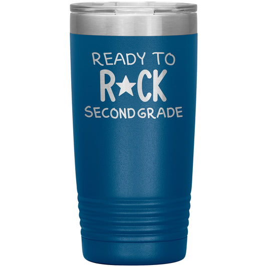 Ready To Rock Second Grade Travel Tumbler